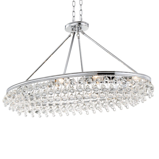 Crystorama 279-CH Calypso Eight Light Chandelier Polished Chrome Main Image.jpg
