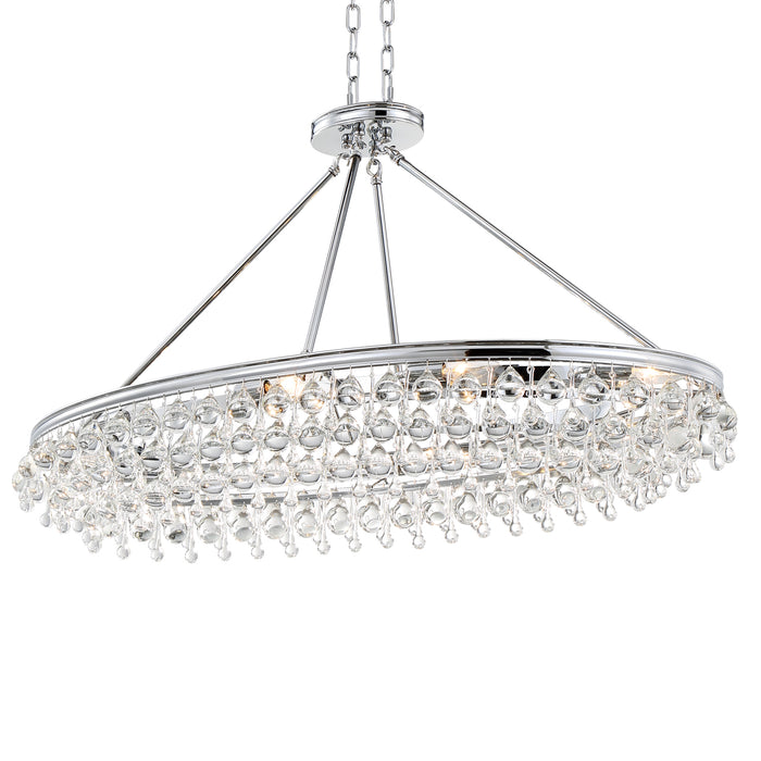 Crystorama 279-CH Calypso Eight Light Chandelier Polished Chrome Main Image.jpg