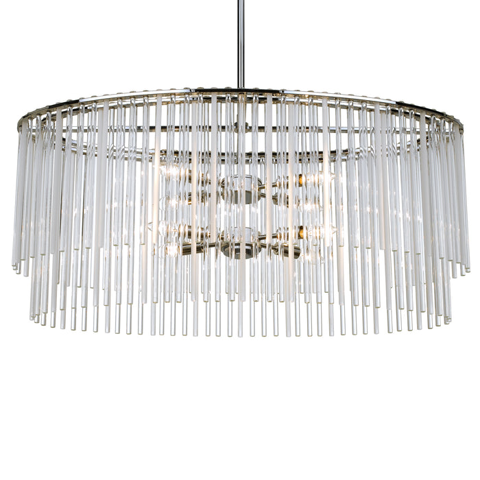 Crystorama 398-CH Bleecker Eight Light Chandelier Polished Chrome Main Image.jpg