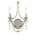 Crystorama 432-SA Metro Two Light Wall Sconce Antique Silver Main Image.jpg