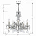 Crystorama 4376-CH-CL-MWP Maria Theresa Five Light Mini Chandelier Polished Chrome Alternate Image.jpg