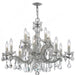 Crystorama 4379-CH-CL-MWP Maria Theresa 12 Light Chandelier Polished Chrome Main Image.jpg
