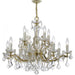 Crystorama 4379-GD-CL-SAQ Maria Theresa 12 Light Chandelier Gold Main Image.jpg
