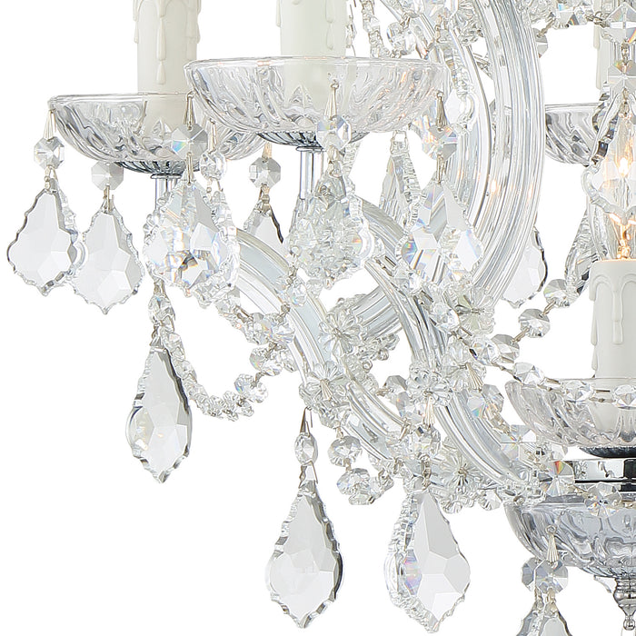 Crystorama 4405-CH-CL-I Maria Theresa Six Light Mini Chandelier Polished Chrome Alternate Image 2.jpg