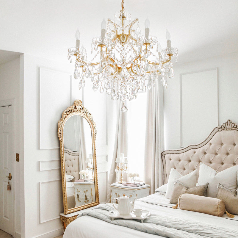 Crystorama 4408-GD-CL-MWP Maria Theresa Nine Light Chandelier Gold Alternate Image 2.jpg