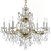 Crystorama 4408-GD-CL-MWP Maria Theresa Nine Light Chandelier Gold Main Image.jpg