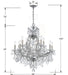 Crystorama 4412-CH-CL-I Maria Theresa 13 Light Chandelier Polished Chrome Alternate Image 2.jpg