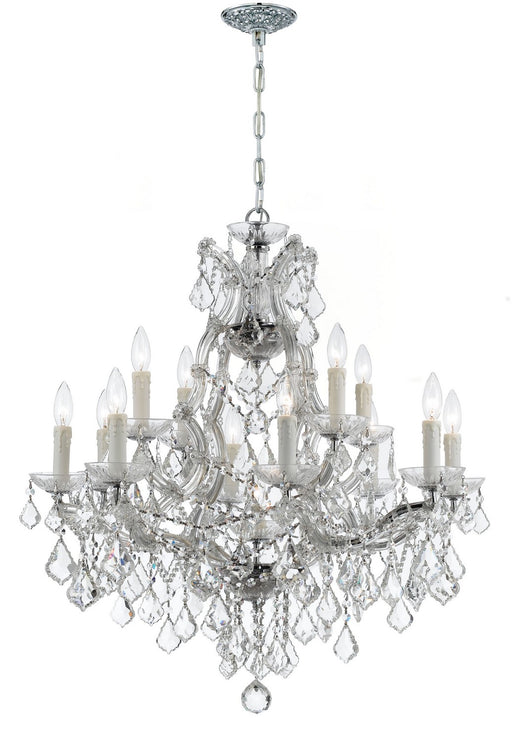 Crystorama 4412-CH-CL-I Maria Theresa 13 Light Chandelier Polished Chrome Main Image.jpg