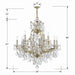Crystorama 4412-GD-CL-I Maria Theresa 13 Light Chandelier Gold Alternate Image.jpg