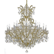 Crystorama 4424-GD-CL-SAQ Maria Theresa 25 Light Chandelier Gold Main Image.jpg