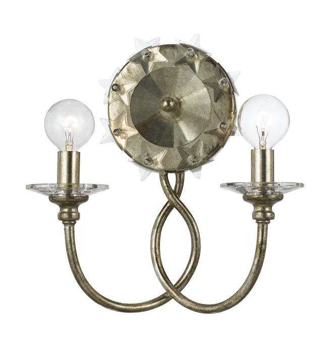 Crystorama 442-SA Willow Two Light Wall Sconce Antique Silver Main Image.jpg
