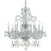 Crystorama 5008-CH-CL-MWP Traditional Crystal Eight Light Chandelier Polished Chrome Main Image.jpg