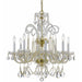 Crystorama 5008-PB-CL-MWP Traditional Crystal Eight Light Chandelier Polished Brass Main Image.jpg