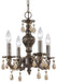 Crystorama 5024-VB-GT-MWP Paris Market Four Light Mini Chandelier Venetian Bronze Main Image.jpg