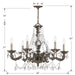 Crystorama 5026-VB-CL-MWP Paris Market Six Light Chandelier Venetian Bronze Alternate Image.jpg