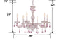 Crystorama 5036-AW-RO-MWP Paris Market Six Light Chandelier Antique White Alternate Image.jpg