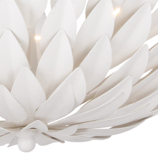 Crystorama 505-MT Broche Four Light Semi Flush Mount Matte White Alternate Image.jpg