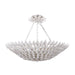 Crystorama 517-MT Broche Six Light Chandelier Matte White Alternate Image.jpg