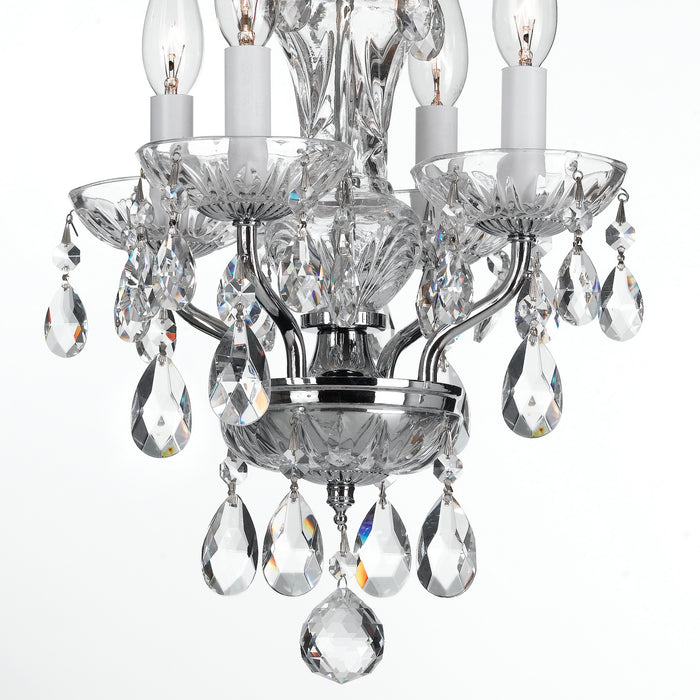 Crystorama 5534-CH-CL-I Traditional Crystal Four Light Mini Chandelier Polished Chrome Alternate Image.jpg
