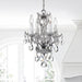 Crystorama 5534-CH-CL-I Traditional Crystal Four Light Mini Chandelier Polished Chrome Alternate Image 4.jpg