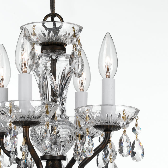 Crystorama 5534-EB-CL-I Traditional Crystal Four Light Mini Chandelier English Bronze Alternate Image 2.jpg