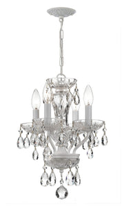 Crystorama 5534-WW-CL-I Traditional Crystal Four Light Mini Chandelier Wet White Main Image.jpg