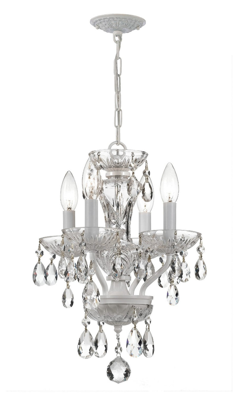 Crystorama 5534-WW-CL-I Traditional Crystal Four Light Mini Chandelier Wet White Main Image.jpg