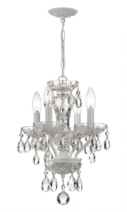 Crystorama 5534-WW-CL-I Traditional Crystal Four Light Mini Chandelier Wet White Main Image.jpg