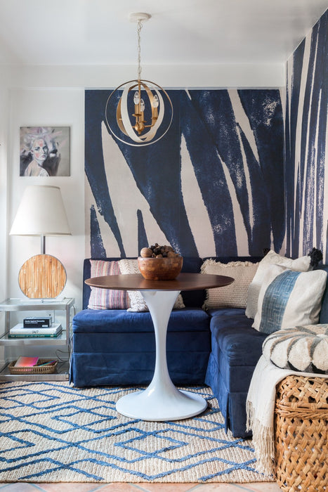 Crystorama 584-MT-GA Luna Four Light Mini Chandelier Matte White / Antique Gold Alternate Image 4.jpg