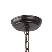 Crystorama 588-EB-GA Luna Eight Light Chandelier English Bronze / Antique Gold Alternate Image 2.jpg