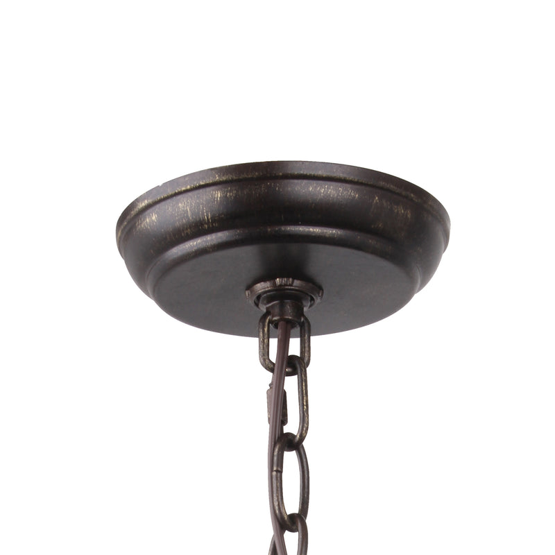 Crystorama 588-EB-GA Luna Eight Light Chandelier English Bronze / Antique Gold Alternate Image 2.jpg
