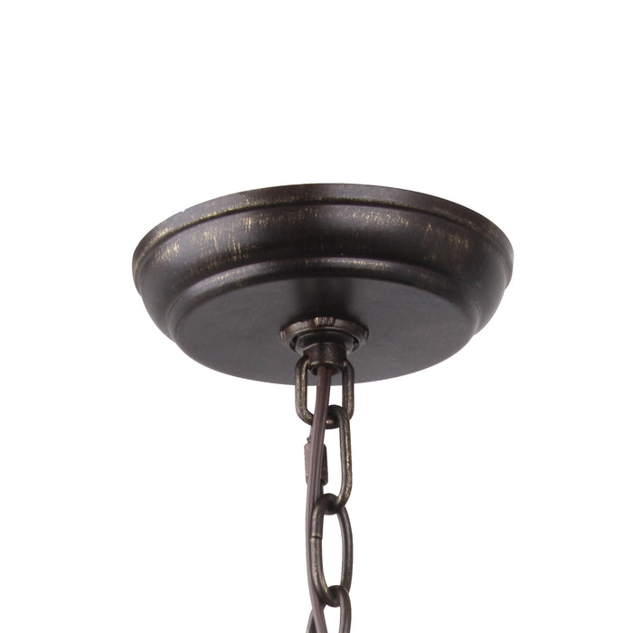 Crystorama 588-EB-GA Luna Eight Light Chandelier English Bronze / Antique Gold Alternate Image 2.jpg