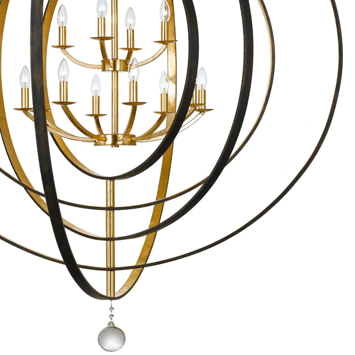 Crystorama 590-EB-GA Luna 12 Light Chandelier English Bronze / Antique Gold Alternate Image.jpg