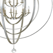 Crystorama 590-SA Luna 12 Light Chandelier Antique Silver Alternate Image.jpg
