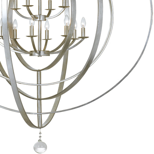 Crystorama 590-SA Luna 12 Light Chandelier Antique Silver Alternate Image.jpg