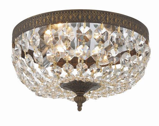 Crystorama 710-EB-CL-I Ceiling Mount Two Light Flush Mount English Bronze Main Image.jpg