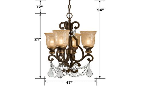 Crystorama 7504-BU-CL-MWP Norwalk Four Light Mini Chandelier Bronze Umber Alternate Image.jpg