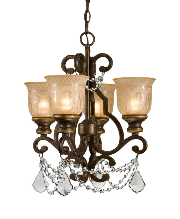 Crystorama 7504-BU-CL-MWP Norwalk Four Light Mini Chandelier Bronze Umber Main Image.jpg