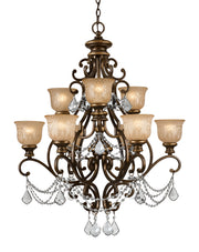 Crystorama 7509-BU-CL-MWP Norwalk Nine Light Chandelier Bronze Umber Main Image.jpg