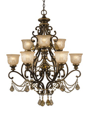 Crystorama 7509-BU-GT-MWP Norwalk Nine Light Chandelier Bronze Umber Main Image.jpg