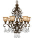 Crystorama 7516-BU-CL-MWP Norwalk Six Light Chandelier Bronze Umber Main Image.jpg