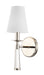 Crystorama 8861-PN Baxter One Light Wall Sconce Polished Nickel Main Image.jpg