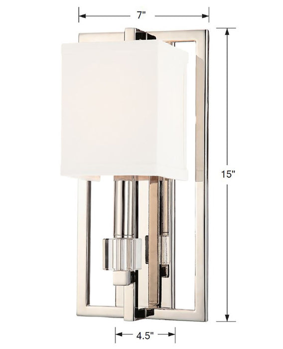 Crystorama 8881-PN Dixon One Light Wall Sconce Polished Nickel Alternate Image 4.jpg