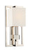 Crystorama 8881-PN Dixon One Light Wall Sconce Polished Nickel Main Image.jpg