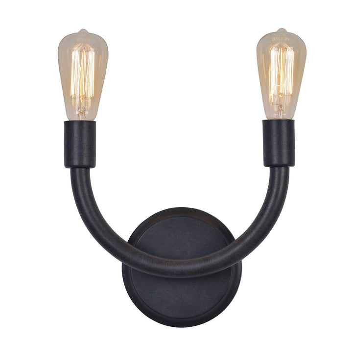 Crystorama 9042-CZ Dakota Two Light Wall Sconce Charcoal Bronze Main Image.jpg