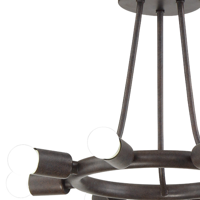 Crystorama 9043-CZ Dakota Eight Light Semi Flush Mount Charcoal Bronze Alternate Image 2.jpg