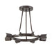 Crystorama 9043-CZ Dakota Eight Light Semi Flush Mount Charcoal Bronze Main Image.jpg