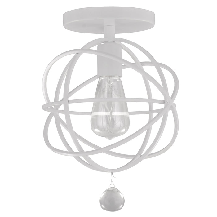 Crystorama 9220-WW_CEILING Solaris One Light Semi Flush Mount Wet White Alternate Image.jpg
