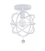 Crystorama 9220-WW_CEILING Solaris One Light Semi Flush Mount Wet White Main Image.jpg