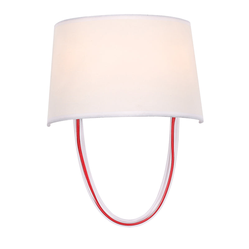 Crystorama 9902-RD-CL Stella Two Light Wall Sconce Polished Chrome / Red Cord Main Image.jpg